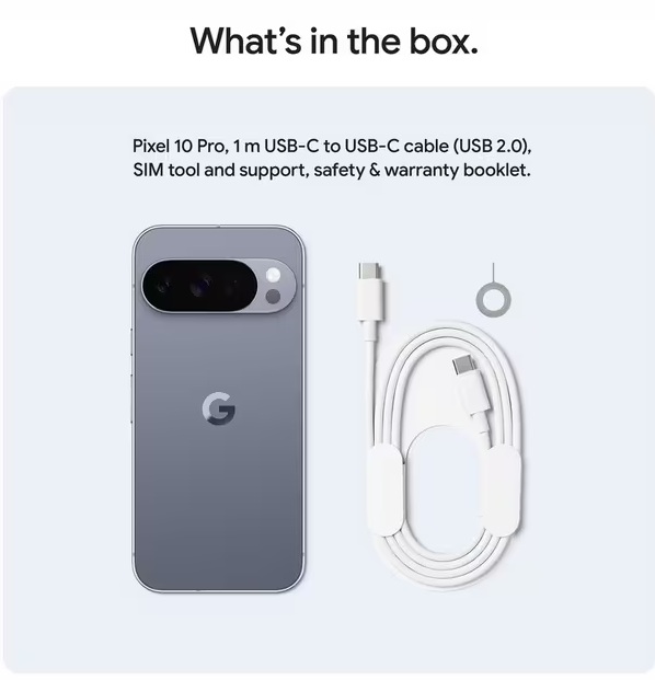 Google Pixel 10 Pro 5G 6.3'' Smartphone 128GB Unlocked SIM-Free - Moonstone C